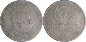 Colonia Eritrea - 5 Lire 1896 - Umberto I (1878 - 1900) - Tallero - Ag.- zecca di Roma - Gig. 2 - perizia Rossi

BB+

SPEDIZIONE SOLO IN ITALIA - ...