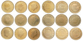 lotto di 9 monete da 200 Lire - presenti tutte le annate emesse in versione Fondo Specchio

FS

SPEDIZIONE IN TUTTO IL MONDO - WORLDWIDE SHIPPING