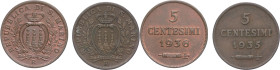 lotto 2 monete da 5 Centesimi 1936 -1935 - Cu - KM# 12

SPL+

SPEDIZIONE SOLO IN ITALIA - SHIPPING ONLY IN ITALY
