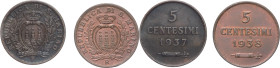 Lotto 2 monete da 5 Centesimi 1937 - 1938 - KM# 12

qFDC

SPEDIZIONE SOLO IN ITALIA - SHIPPING ONLY IN ITALY