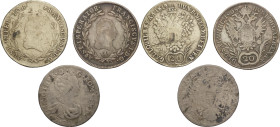 Austria - lotto 3 monete - anni e nominali vari - Gr. 6,35; Gr. 6,53; Gr.3,24

MB/BB

SPEDIZIONE SOLO IN ITALIA - SHIPPING ONLY IN ITALY