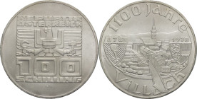 Austria - 100 scellini 1978 - 1100° Anniversario della fondazione di Villach - KM# 2940

FDC

SPEDIZIONE IN TUTTO IL MONDO - WORLDWIDE SHIPPING