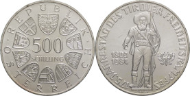 Austria - 500 scellini 1984 - 175° Anniversario della rivoluzione Tirolese - KM# 2966

FDC

SPEDIZIONE IN TUTTO IL MONDO - WORLDWIDE SHIPPING