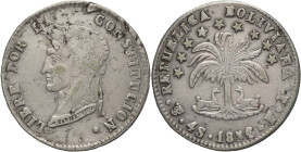 Bolivia - 4 soles 1856 - Repubblica (1826 - 1868) - gr. 13,60 - KM# 139

qSPL

SPEDIZIONE SOLO IN ITALIA - SHIPPING ONLY IN ITALY