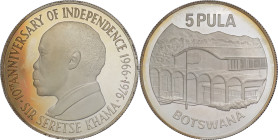 Botswana - 5 Pula 1976 - 10° Anniversario dell'Indipendenza - KM# 9a

FDC

SPEDIZIONE IN TUTTO IL MONDO - WORLDWIDE SHIPPING