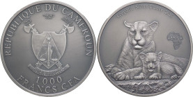 Camerun - 1000 Francs CFA 2018 - 1 OZ Ag. 999 

FDC

SPEDIZIONE IN TUTTO IL MONDO - WORLDWIDE SHIPPING