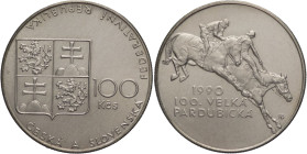 Cecoslovacchia - 100 Korun 1990 - 100° gara in Pardubice - KM# 141

qFDC

SPEDIZIONE IN TUTTO IL MONDO - WORLDWIDE SHIPPING