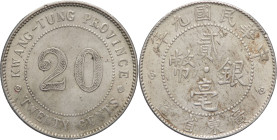 Cina - Provincia Kwang-Tung 20 Centesimi 1921 - anno 10 - Y# 423

BB+

SPEDIZIONE SOLO IN ITALIA - SHIPPING ONLY IN ITALY
