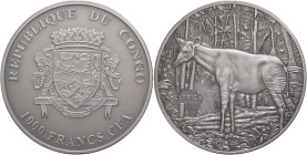 Congo - 1000 Franchi CFA 2015 - Okapi - 1 OZ. Ag .999 - moneta provvista di certificato di autenticità

FDC

SPEDIZIONE IN TUTTO IL MONDO - WORLDW...