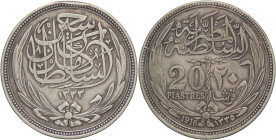 Egitto - 20 piastre 1916 - Sultanato Hussein Kamil (1914 - 1917) - occupazione inglese dell'Egitto - zecca di Mumbai - KM# 321

FDC

SPEDIZIONE SO...