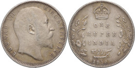 India - 1 Rupia 1910 - King Edward VII (1902 - 1910) - Ag. - KM# 508 - leggera patina

SPL

SPEDIZIONE SOLO IN ITALIA - SHIPPING ONLY IN ITALY