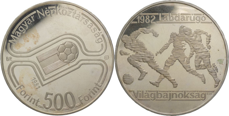 Ungheria - 500 forint 1981 - F.I.F.A. World Cup 1982 - KM# 625

FS

SPEDIZIO...