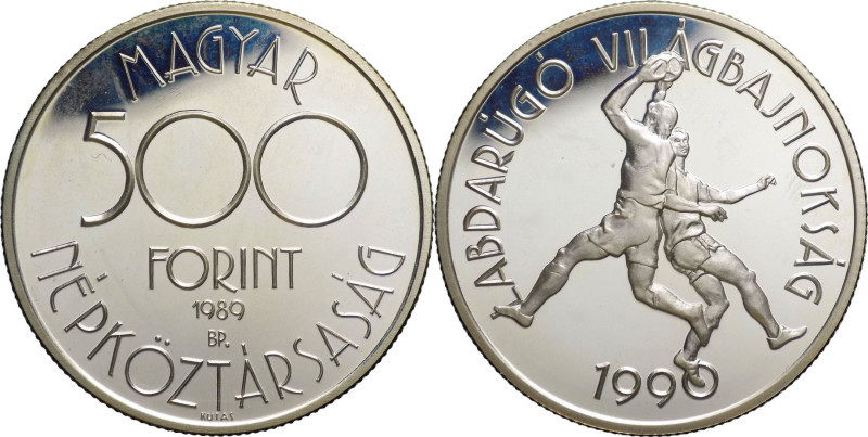 Ungheria - 500 forint 1989 - World Football Championship - KM# 669

FS

SPED...