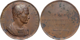 Medaglia Genova agli scienziati italiani 1846 - Cristoforo Colombo - gr. 103,82 - mm. 58 

BB

SPEDIZIONE SOLO IN ITALIA - SHIPPING ONLY IN ITALY