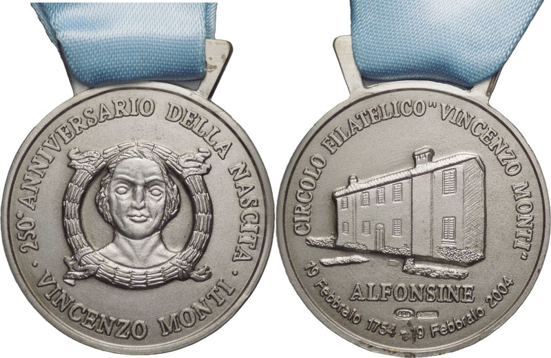 Medaglia 250° anniversario della morte di Vincenzo Monti (19 Febbraio 1754) 19 F...