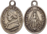 Pio IX (1846-1878) - medaglietta votiva - Ag - 12 mm; 0,009 gr; - MOLTO RARA (RR)

mBB 

SPEDIZIONE SOLO IN ITALIA - SHIPPING ONLY IN ITALY