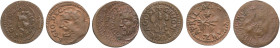 Faenza - lotto di 3 tessere mercantili - rispettivamente da destra verso sinistra gr. 1,58; gr. 1,60; gr. 1,87

BB+

SPEDIZIONE SOLO IN ITALIA - S...