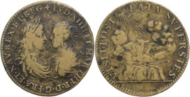 Francia Gettone Luigi XVI (1774 - 1792) - Luigi XIV e Maria Theresia - Ae - gr 5,81 - 26,55 mm - R - Feu#13086 

B

SPEDIZIONE SOLO IN ITALIA - SH...