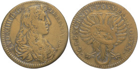 Francia - Ludovico XIV - "jeton cuivre jaune" - mm. 24,31 - Gr. 4,16

BB

SPEDIZIONE SOLO IN ITALIA - SHIPPING ONLY IN ITALY