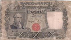 Banca di Napoli - 500 lire 30/07/1896 

BB+