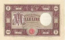 Repubblica - 1000 Lire 22/09/1943 - Barbetti, modificato (B.I.) - Crapanzano# 411

FDS