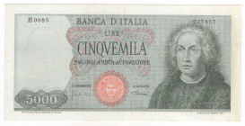 Repubblica - 5000 Lire 04/01/1968 - carta bianca - Crapanzano# 531B

FDS