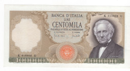 Repubblica - 100.000 Lire 19/07/1970 - Alessandro Manzoni - Crapanzano# 615A

SPL+