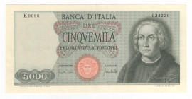 Repubblica - 5.000 Lire 20/01/1970 - Colombo I° tipo - Crapanzano# 532

FDS