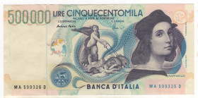 Repubblica - 500.000 lire Raffaello Sanzio 1977 - Crapanzano# 631

qFDS