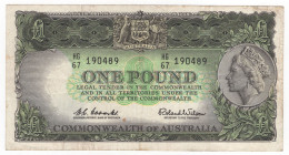 Banconota Australia - 1 Pound - P#34a 

VF