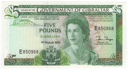 Banconota Gibilterra - 5 Pounds 1988 - P#21b

UNC