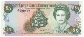 Banconota Isole Cayman - 5 Dollars 1991 - P#12a

UNC