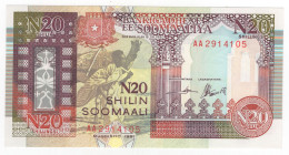 Banconota Somalia - 20 Somali Shillings 1991 - P#R1

UNC