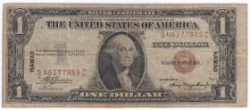 Banconota Stati Uniti USA Hawaii - 1 dollaro 1935 - P#40

VF-