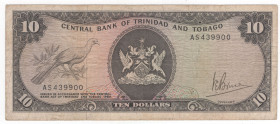 Banconota Trinidad e Tobago - 10 Dollars 1964 - P#32a

VF
