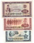 Albania - lotto di 3 banconote

FDS