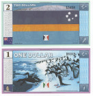 Antartide - lotto di 2 banconote

FDS