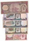 Arabia Saudita - lotto di 5 banconote

MB-FDS
