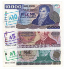 Argentina - lotto di 3 banconote

FDS