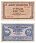 Austria - 50 Shilling WW2 1944 Alliierte Militarbehorde (Occupazione Militare Alleata)

BB+