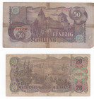 Austria - lotto di 2 banconote

qMB