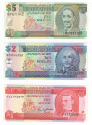 Barbados - lotto di 3 banconote

FDS