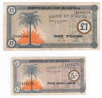 Biafra - lotto di 2 banconote

BB