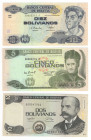 Bolivia - lotto di 3 banconote

FDS