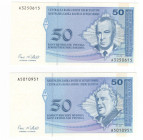 Boznia Erzegovina - lotto di 2 banconote 

FDS