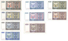 Boznia Erzegovina - lotto di 6 banconotee

FDS