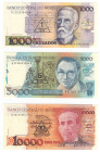 Brasile - lotto di 4 banconote 

FDS