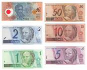 Brasile - lotto di 6 banconote

FDS