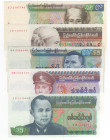 Burma - lotto di 5 banconote

FDS