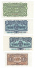 Cecoslovacchia - lotto di 4 banconote

FDS
